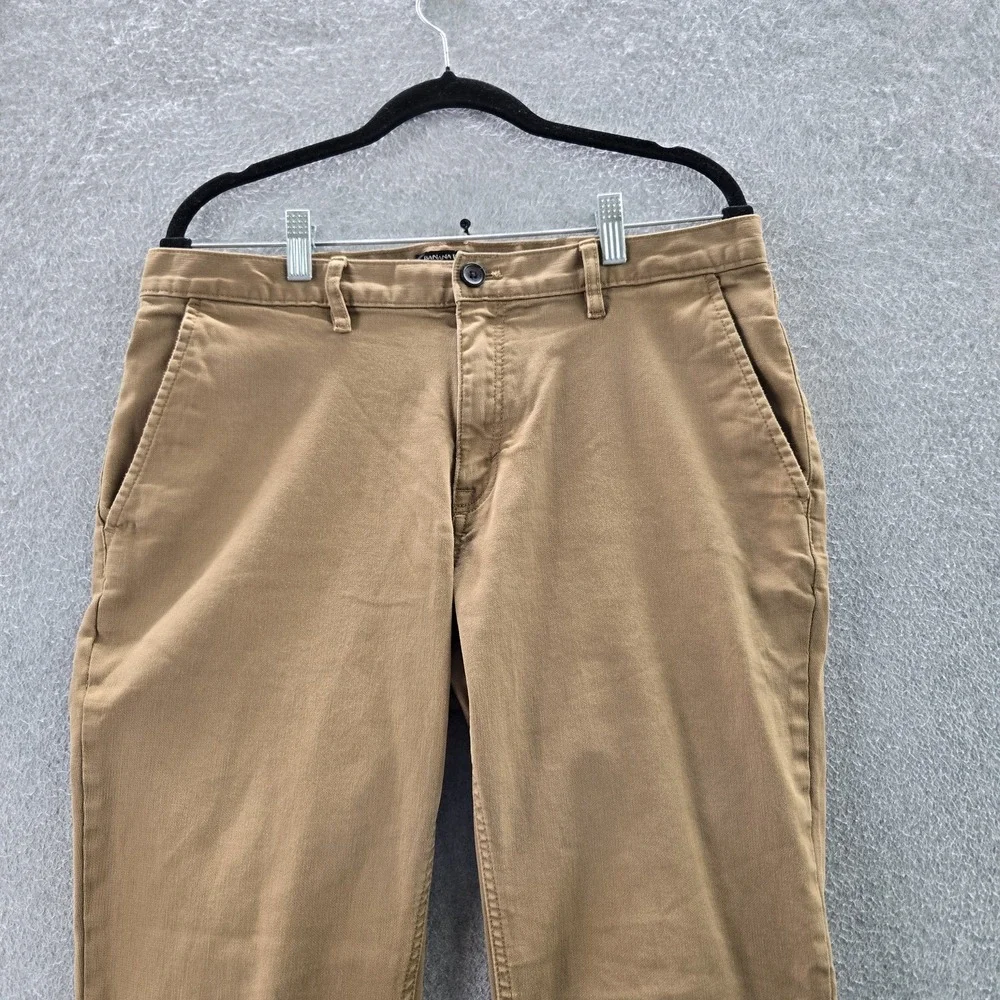 Banana Republic Men Pants 33X32 Tan Chino Aiden Pant‎ 30